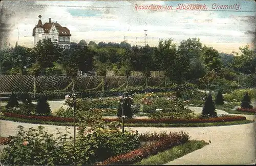 Chemnitz Rosarium Stadtpark Kat. Chemnitz