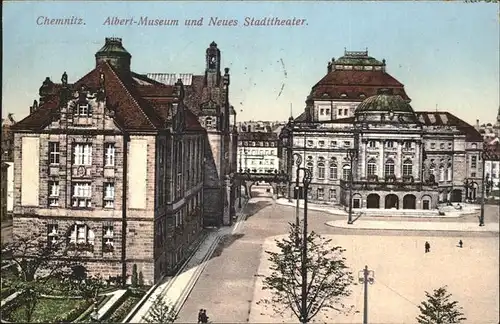 Chemnitz Albert Museum Neues Stadttheater Kat. Chemnitz