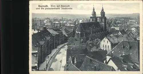 Bayreuth Stadtkirche Kat. Bayreuth