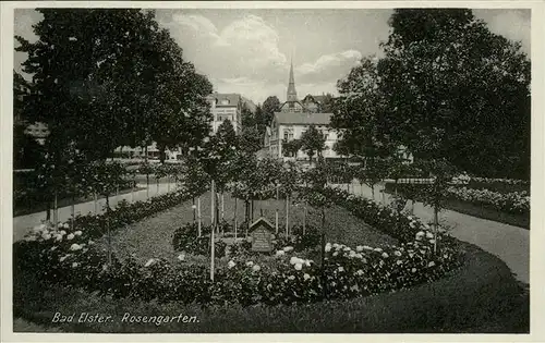 wz38179 Bad Elster Vogtland Rosengarten Kategorie. Bad Elster Alte Ansichtskarten