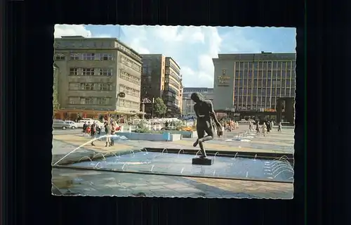 Essen Ruhr Gildenplatz Brunnen Kat. Essen