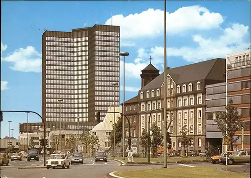 Essen Ruhr Rathaus Autos Kat. Essen