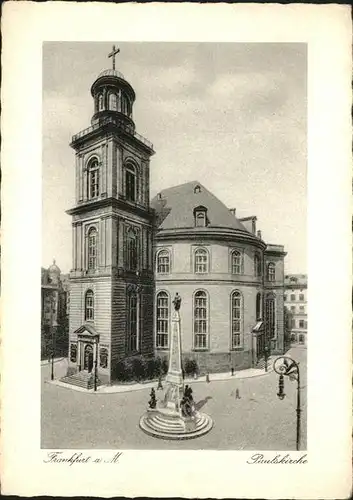 Frankfurt Main Paulskirche Denkmal Kat. Frankfurt am Main