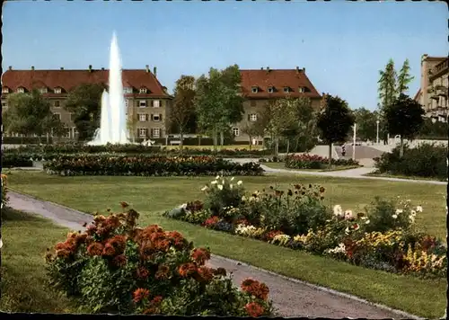 Erlangen Brunnen Ohmplatz Kat. Erlangen