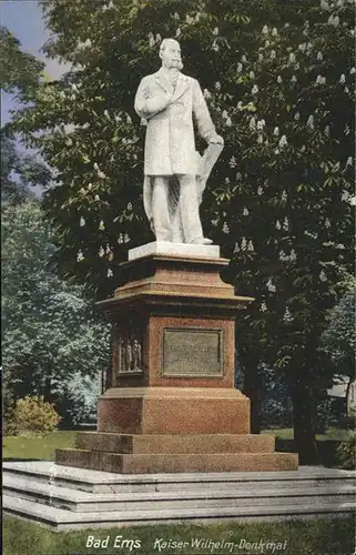 Bad Ems Kaiser-Wilhelm-Denkmal Kat. Bad Ems