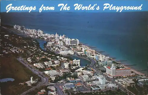 Miami Beach Luftbild Kat. Miami Beach