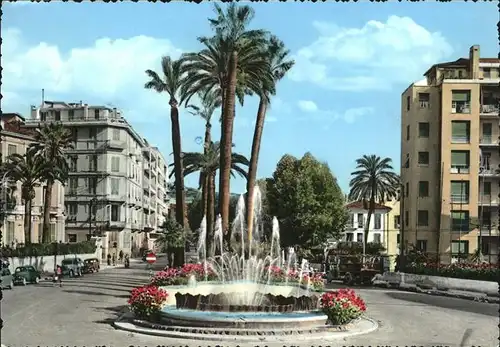 San Remo Springbrunnen der zwanzig Wasserstrahlen Kat. San Remo