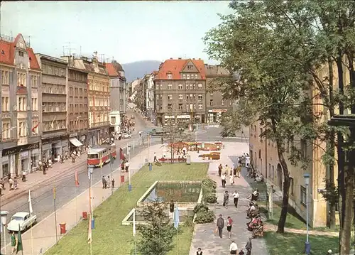 Liberec Saldaplatz Strassenbahn Kat. Liberec