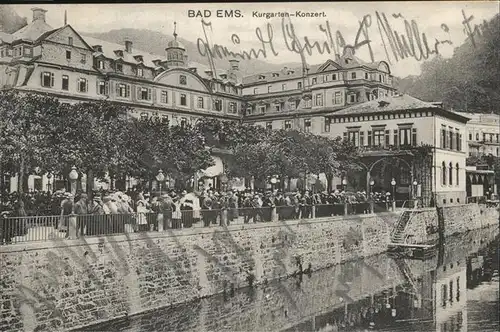 Bad Ems Kurgarten Konzert Kat. Bad Ems