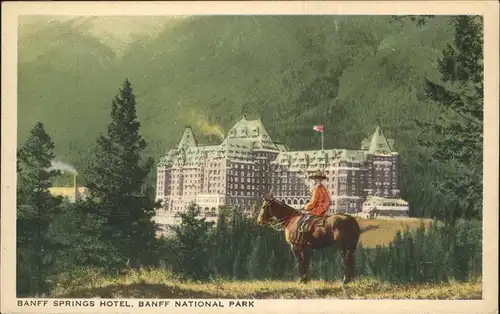 Banff Canada Springs Hotel National Park Reiter Kat. Banff