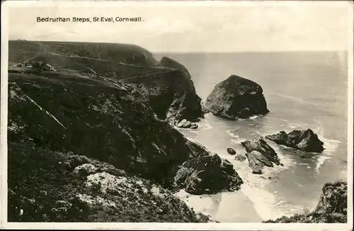 Cornwall Bridge Bedruthan Steps St. Eval Kueste Kat. Cornwall Bridge