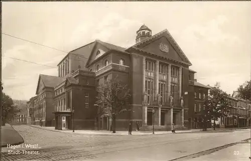 Hagen Westfalen Stadt-Theater Kat. Hagen