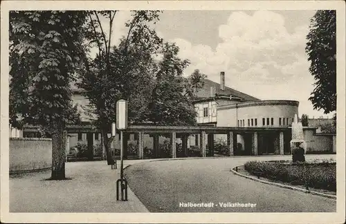 Halberstadt Volkstheater Kat. Halberstadt