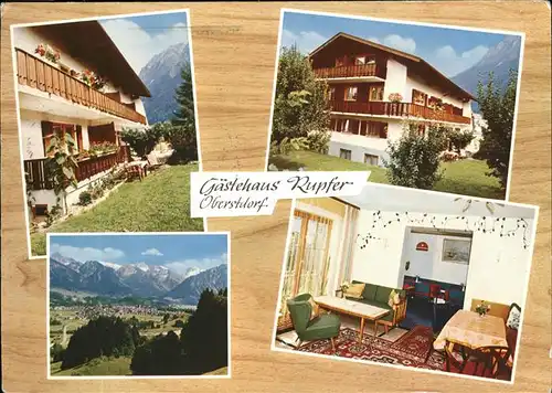 Oberstdorf Gaestehaus Rupfer Kat. Oberstdorf