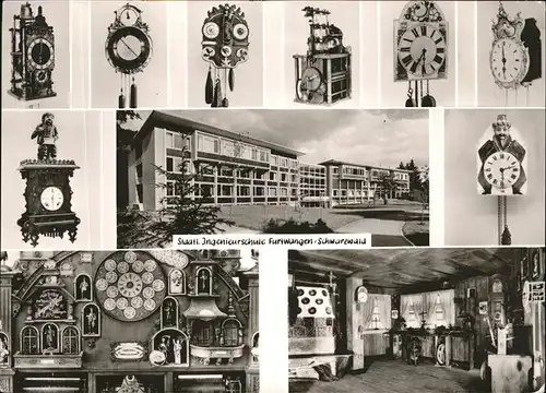 Furtwangen Uhrensammlung Ingenieurschule Uhrenmuseum Kat. Furtwangen im Schwarzwald