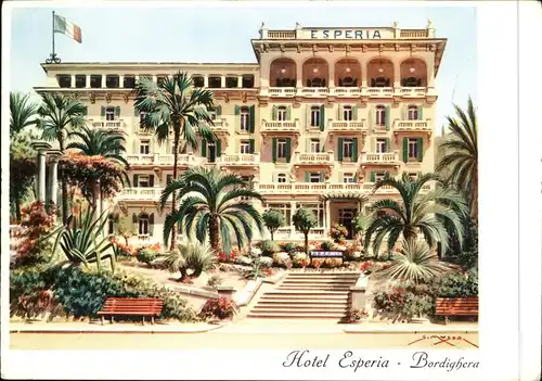 Bordighera Hotel Esperia Kat. Bordighera