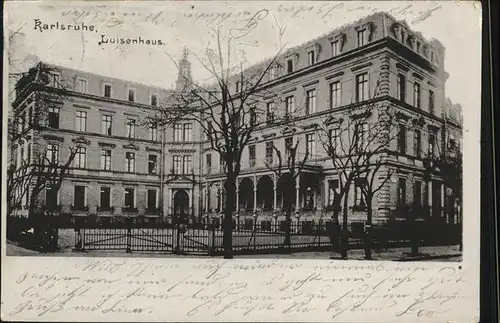 Karlsruhe Luisenhaus Kat. Karlsruhe