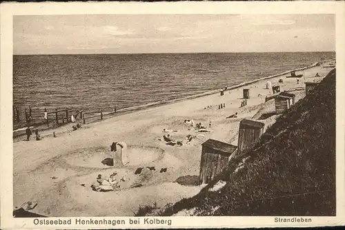 Henkenhagen Pommern Strand Kat. Ustronie Morskie