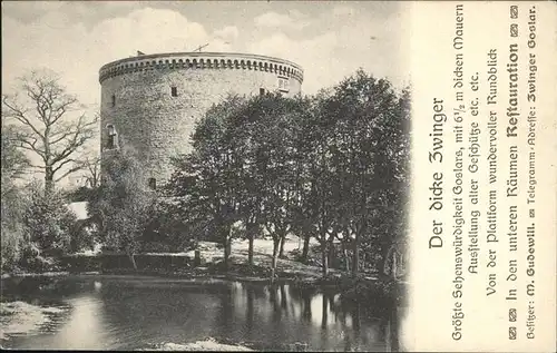 Goslar Der dicke Zwinger Kat. Goslar