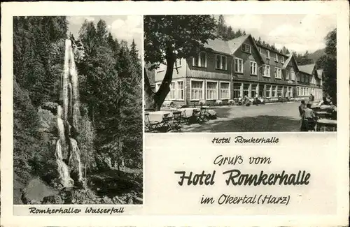 Bad Harzburg Hotel Romkerhalle Wasserfall Kat. Bad Harzburg