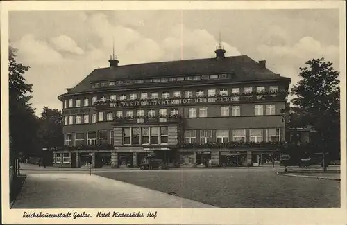 Goslar Hotel Niedersaechsischer Hof Kat. Goslar