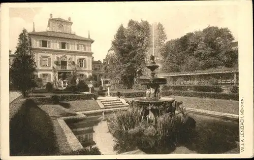 Muenchen Villa Lenbach Kat. Muenchen