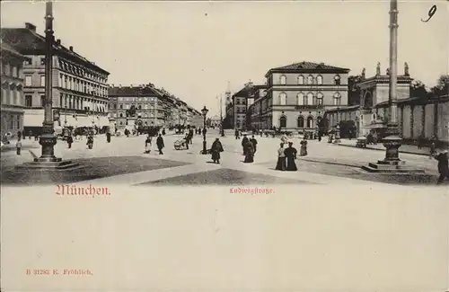 Muenchen Ludwigstrasse Kat. Muenchen