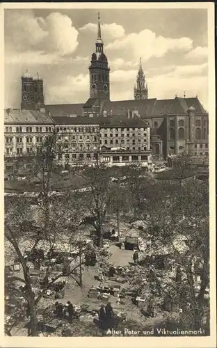 Muenchen Alter Peter Viktualienmarkt Kat. Muenchen