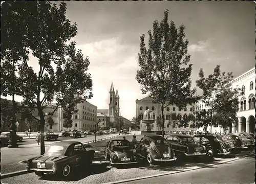 Muenchen Universitaet Autos  Kat. Muenchen