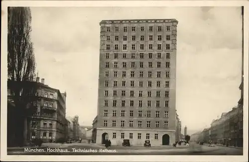 Muenchen Hochhaus Technisches Rathaus Kat. Muenchen