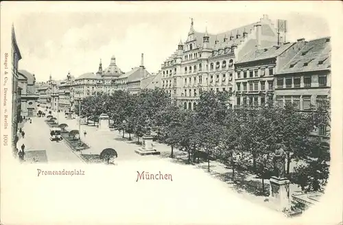 Muenchen Promenadenplatz Kat. Muenchen