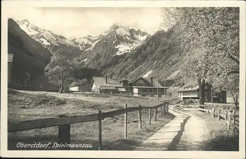 Oberstdorf Spielmannsau Kat. Oberstdorf