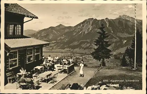 Oberstdorf Alpenhotel Schoenblick Kat. Oberstdorf