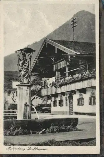 Ruhpolding Dorfbrunnen Kat. Ruhpolding