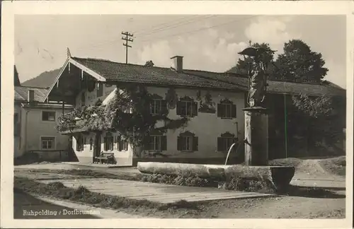 Ruhpolding Dorfbrunnen Kat. Ruhpolding