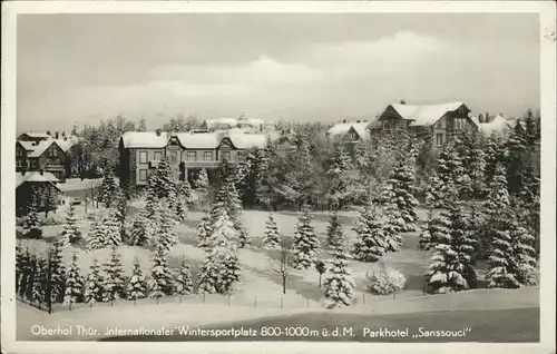 Oberhof Thueringen Parkhotel Sanssousi Kat. Oberhof Thueringen