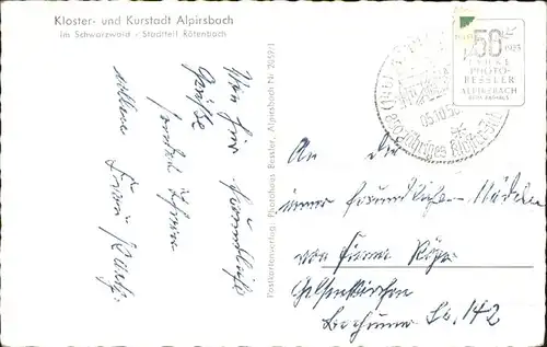 Alpirsbach Roetenbach Kat. Alpirsbach