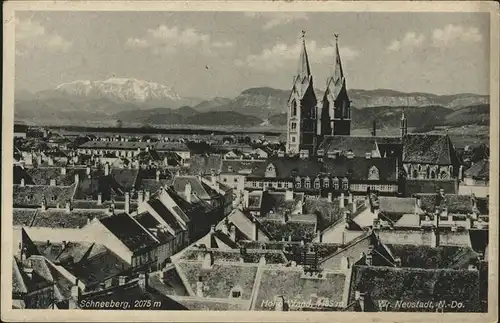 Wiener Neustadt Schneeberg Hohe Wand Kat. Wiener Neustadt