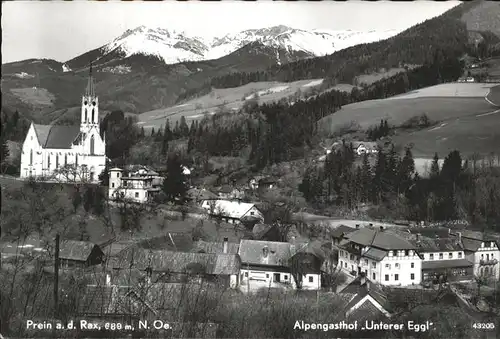 Prein Rax Alpengasthof Unterer Eggl Kat. Reichenau an der Rax