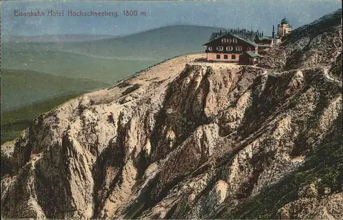 Hochschneeberg Eisenbahn Hotel Kat. Puchberg am Schneeberg