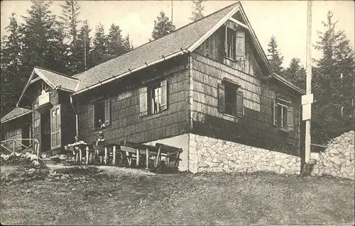 Hohe Wand Herrgottschnitzerhuette Wandeck Kat. Hohe Wand