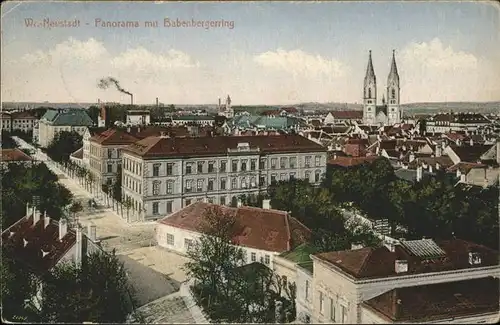 Wien Oesterreich Neustadt Panorama Babenbergerring Kat. Wien