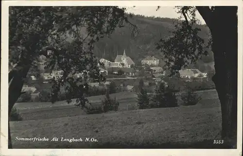 Altlengbach Alt Lengbach Sommerfrische Kat. Altlengbach