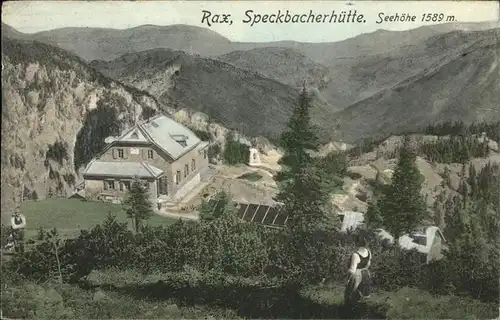 Rax Speckbacherhuette  Kat. Kapellen