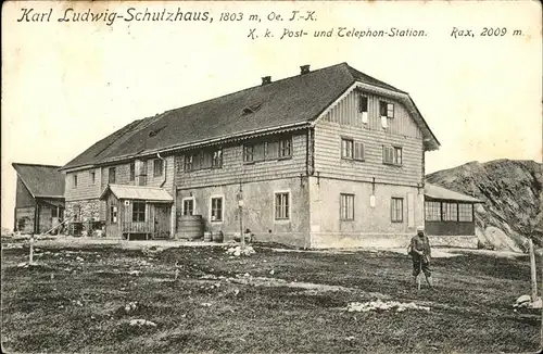 Rax Karl Ludwig Schutzhaus Kat. Kapellen