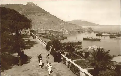 Oran Algerie Promenade de Letang et le Port Boot Kat. Oran