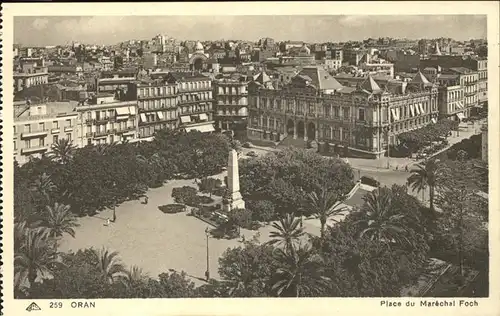 Oran Algerie Place du Marechal Foch Denkmal Kat. Oran