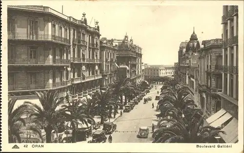 Oran Algerie Boulevard Gallieni Kat. Oran