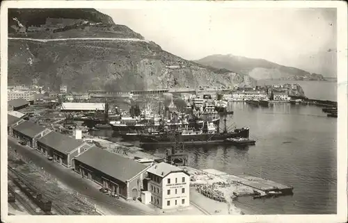 Oran Algerie Le Port et la Rade de Mers el Kebir Hafen Schiffe Kat. Oran