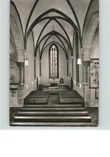 Gottsbueren Evangelische Kirche Blick zum Altar Kat. Trendelburg